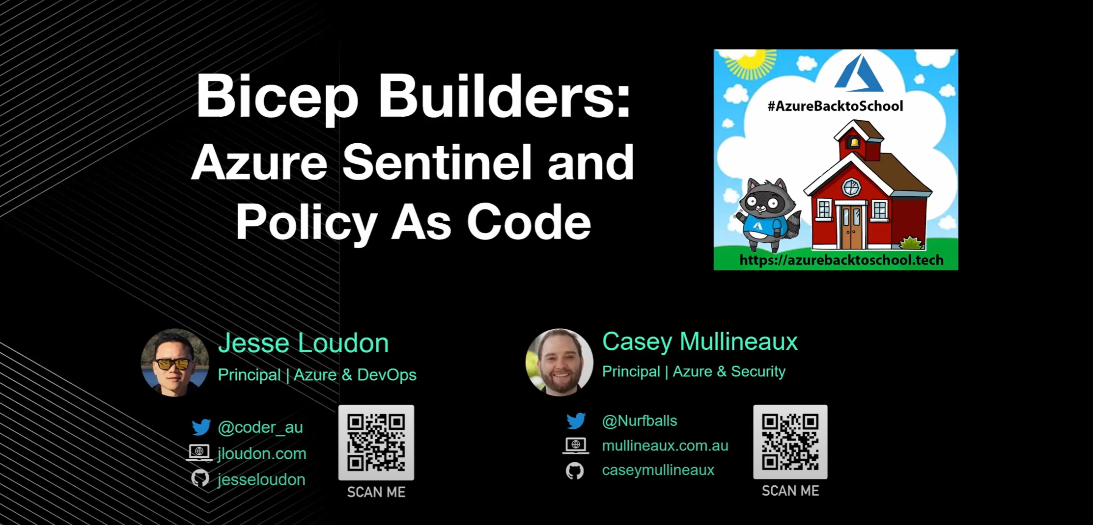 AzureBacktoSchool: Bicep Builders: Azure Sentinel and Policy as Code